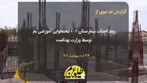 گزارش بم تیوی از روند احداث بیمارستان ۲۰۲ تختخوابی آموزشی بم توسط وزارت بهداشت گزارش بم تیوی از روند احداث بیمارستان ۲۰۲ تختخوابی آموزشی بم توسط وزارت بهداشت