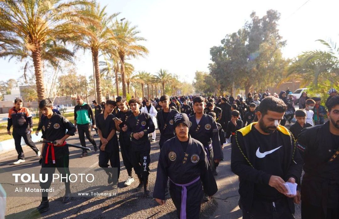 گزارش تصویری از همایش ورزشی و پیاده‌روی خانوادگی در بم
