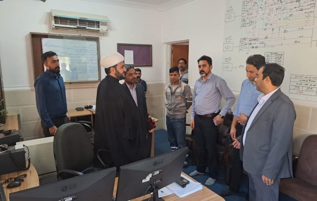 بازدید رئیس دادگستری و دادستان بم از اداره برق / تأکید بر برخورد قاطع با انشعابات غیرمجاز و استفادهکنندگان ماینر
