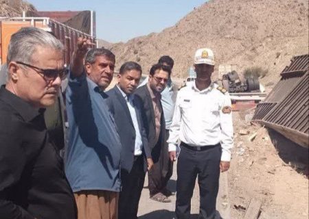 از پل دهبکری تا ابارق؛ بازدید میدانی دادستان بم برای پایان‌دادن به حوادث جاده‌ای