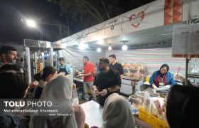 گزارش تصویری از نهمین بازارچه مهربانی کرمان موتور در منطقه ویژه اقتصادی ارگ جدید بم